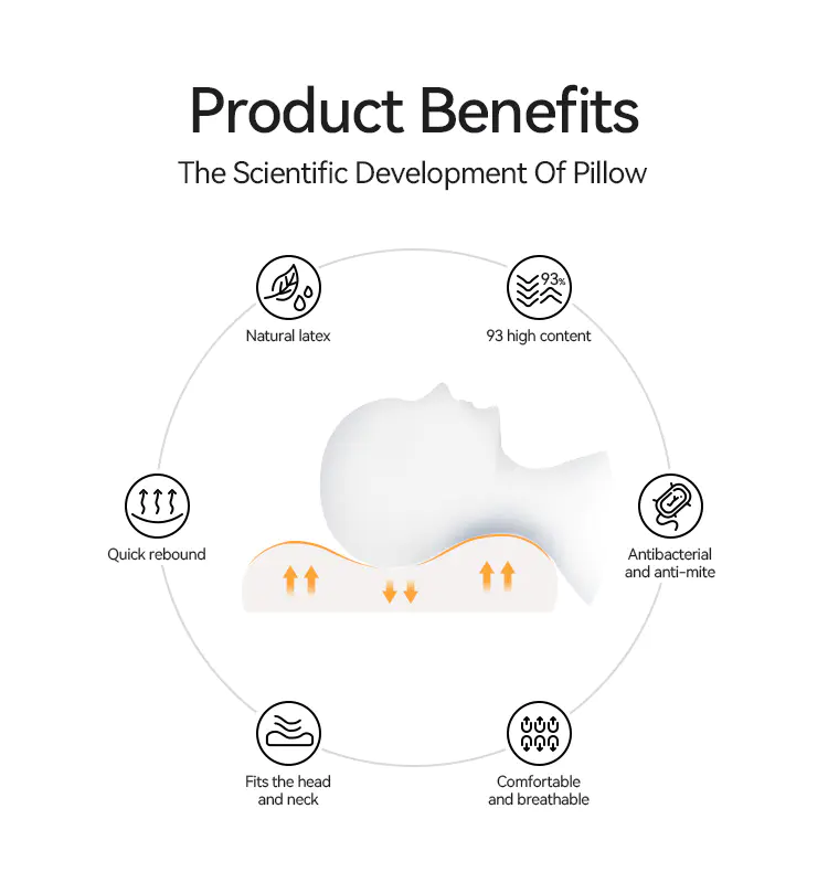 Firm Latex Ergonomic Pillow